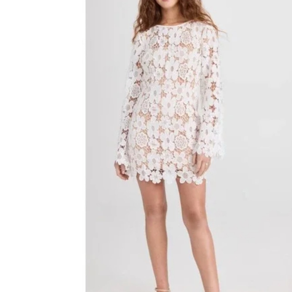 RUMER Remi mini long sleeve dress